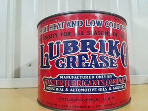 Lubriko Empty Metal 5 Lb Grease Can