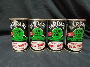 4 Bardahl Top Oil and Valve Lubricant Full 6 oz Metal Cans