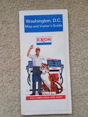 1977 Exxon Washington DC Map