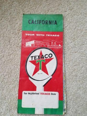 1959 Texaco California Road Map