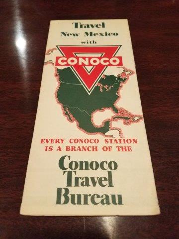 1936 Conoco New Mexico Road Map