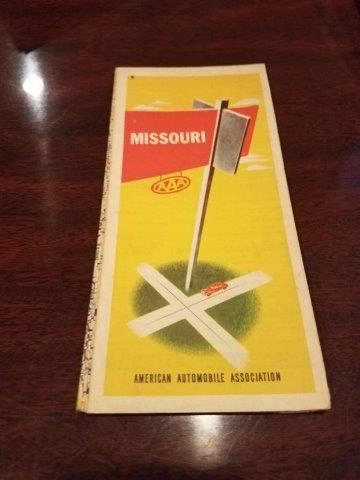 1946 Missouri AAA Road Map