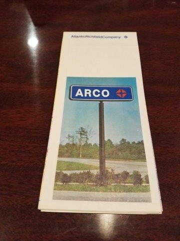 1971 Atlantic Richfield ARCO San Francisco Road Map