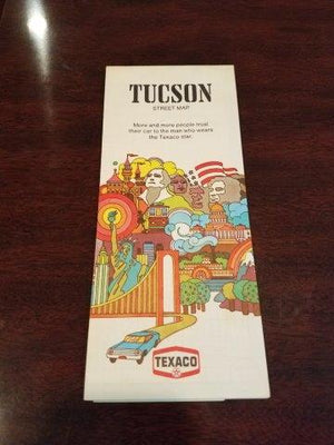 1971 Texaco Tucson Street Map