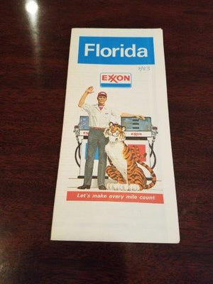 1978 Exxon Florida Road Map