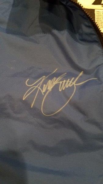 Autographed Kurt Busch Miller Lite Nascar Racing Jacket
