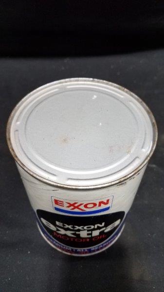 Exxon Extra Full Quart Cardboard Oil Can
