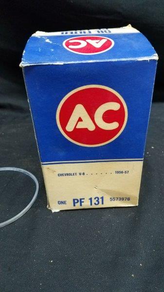 Vintage AC Oil Filter NOS For 56-67 Chevy/Corvette PF131 Triple Trapper
