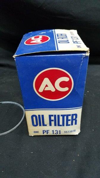 Vintage AC Oil Filter NOS For 56-67 Chevy/Corvette PF131 Triple Trapper