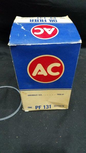 Vintage AC Oil Filter NOS For 56-67 Chevy/Corvette PF131