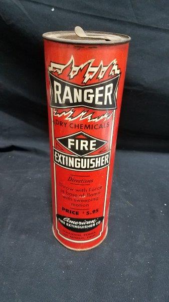 Ranger Dry Chemical Fire Extinguisher Full Metal Can
