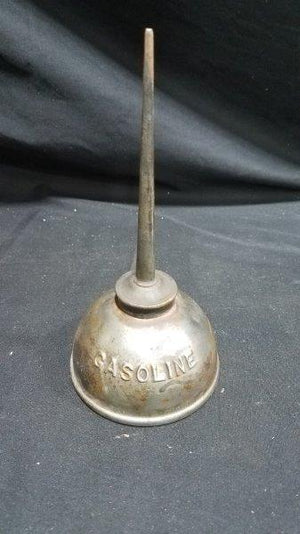 Gasoline Embossed Metal Oiler Can 3 3/4" Base