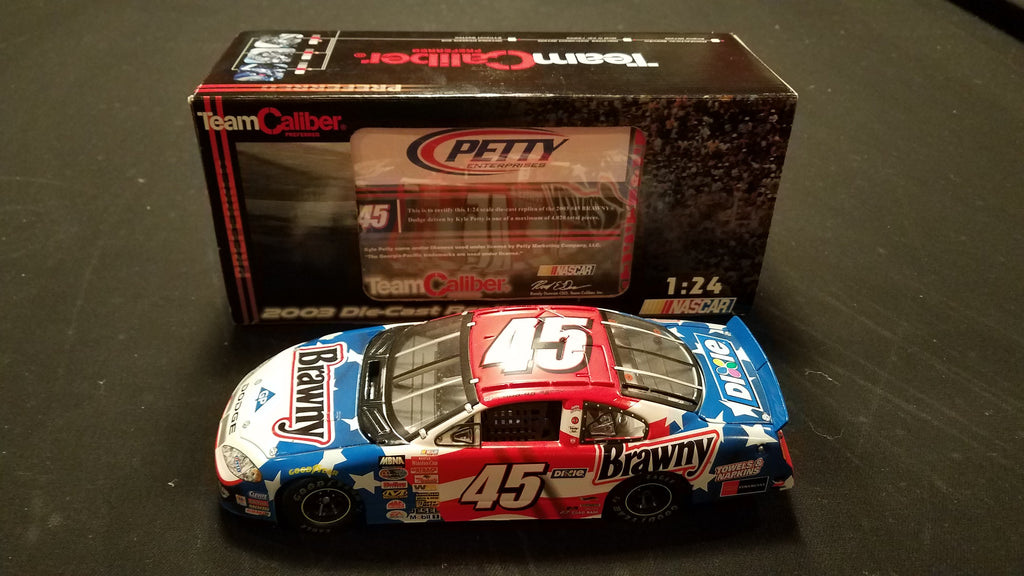 Autographed Kyle Petty Brawny 2003 Diecast in Orginal Box