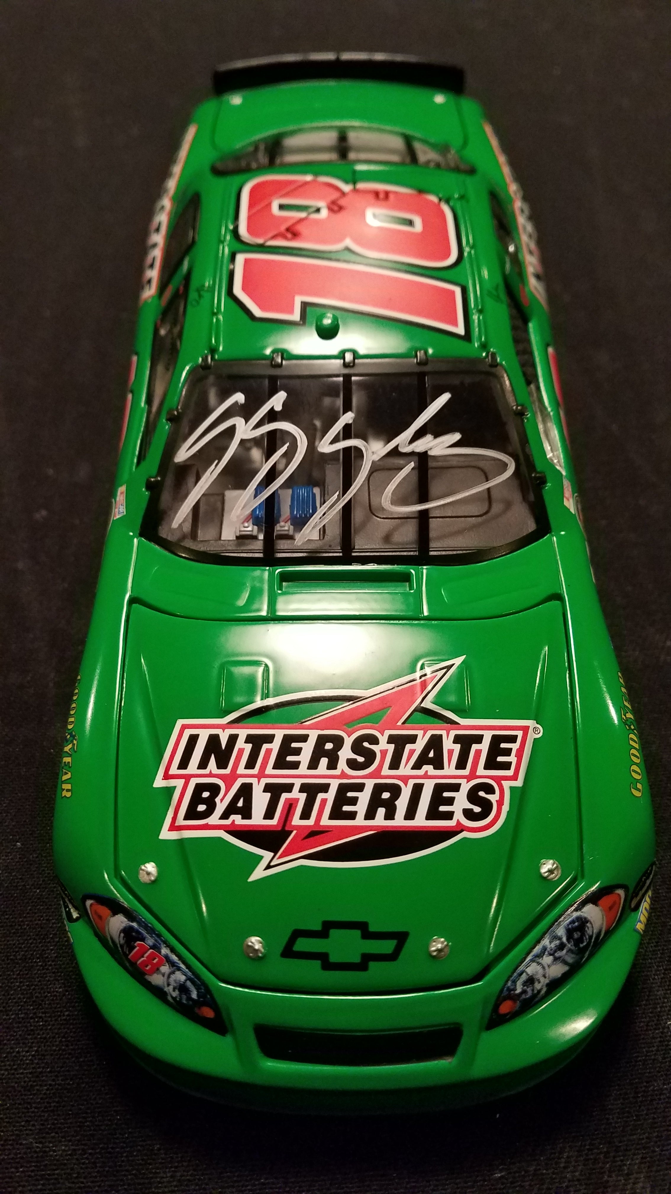Autographed JJ Yeley 2008 Monte Carlo 1:24 Action Diecast