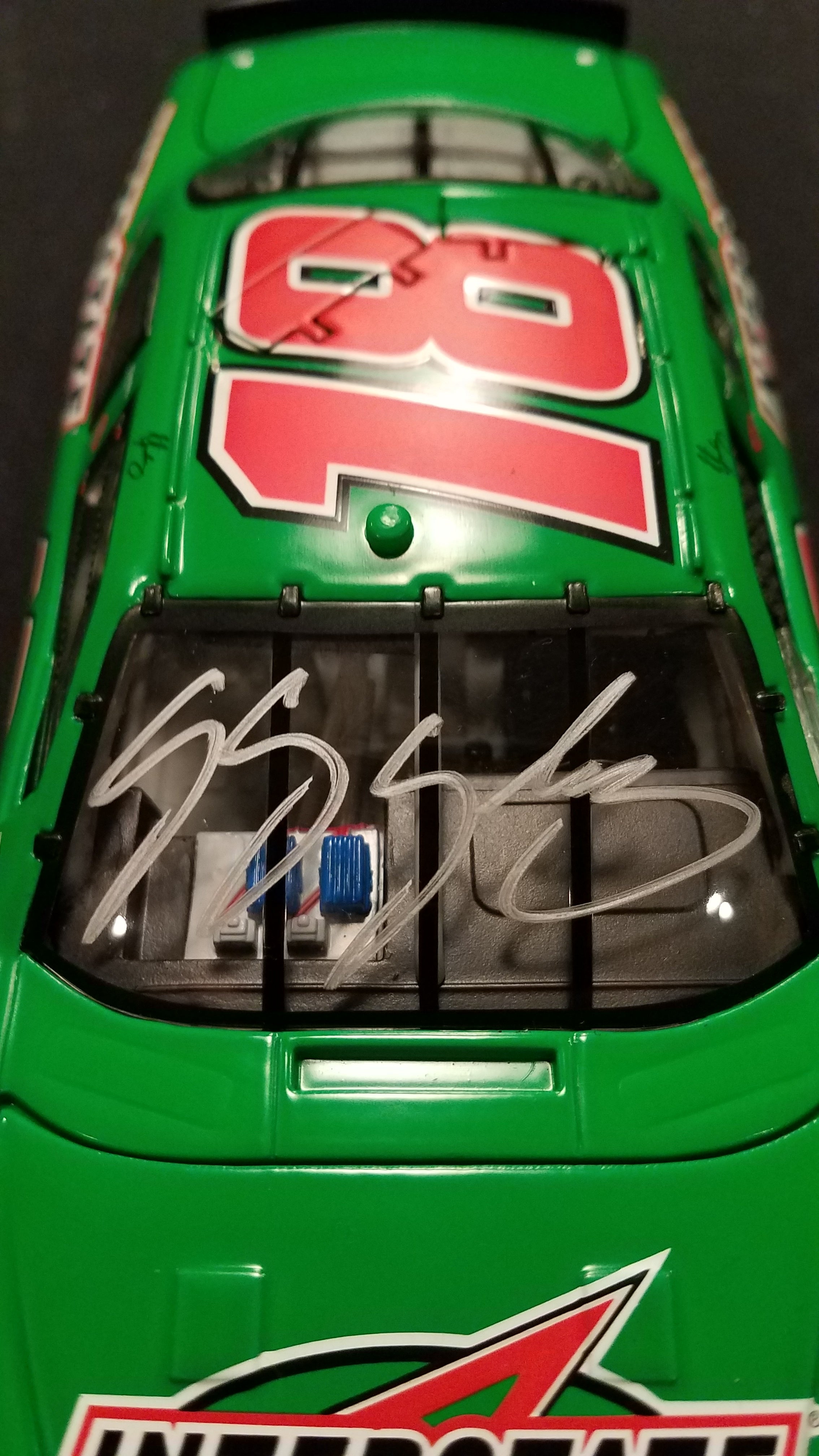 Autographed JJ Yeley 2008 Monte Carlo 1:24 Action Diecast