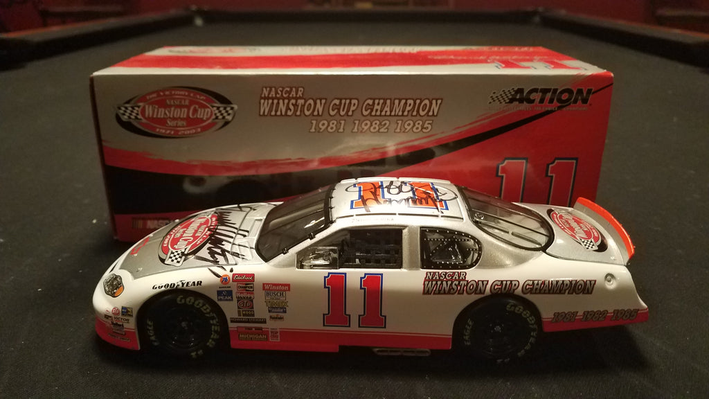 Autographed Darrell Waltrip & Jeff Hammond Winston Cup Champion 1:24 Diecast