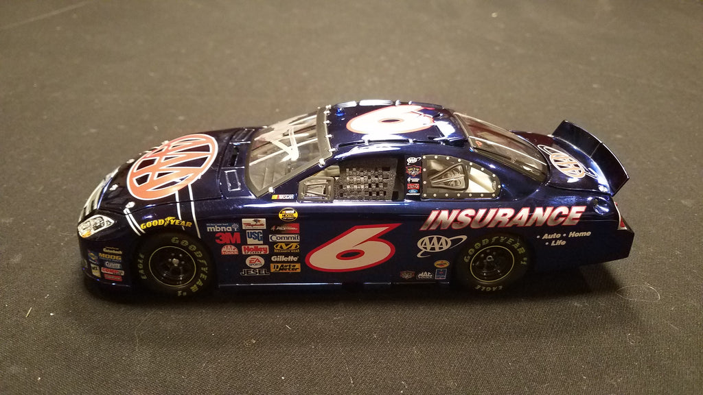 Autographed Mark Martin AAA Ford Fusion 1:24 Diecast