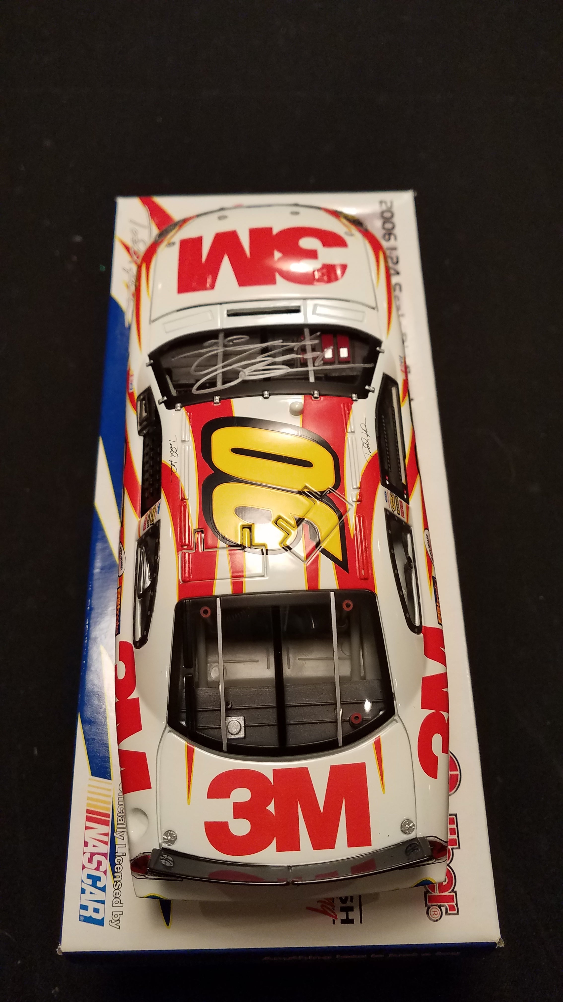 Autographed Todd Kluever 3M Ford 1:24 Diecast in Orginal Box