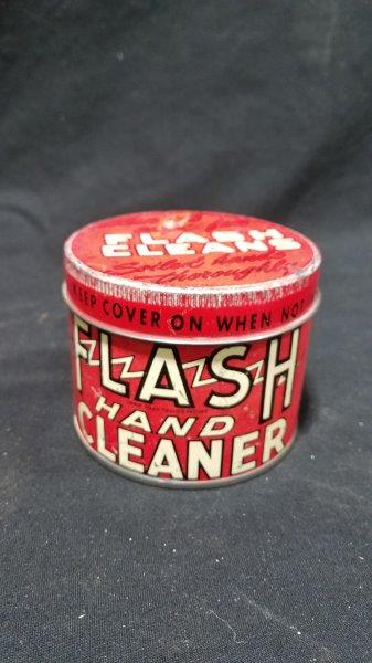 Flash Hand Cleaner Empty Metal Can