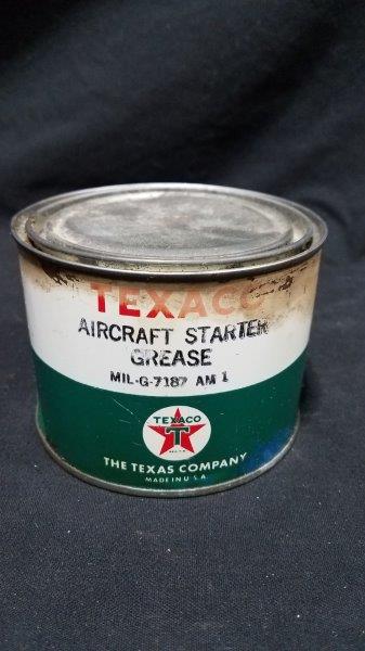 Texaco Aircraft Starter Grease 1 lb Full Metal Can