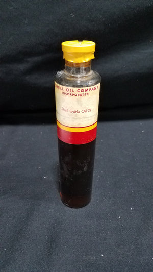 Shell Garia Oil 27 Glass Bottle Sample