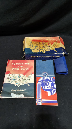 Lot of Esso Travel Kit and Standard Oil Of Indiana Car Record