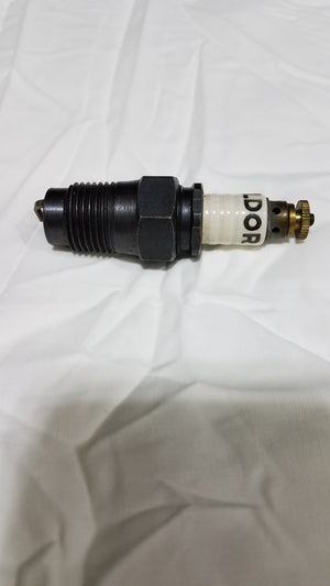 Rare Vintage Aldor Spark Plug 15/16" Hex 3/4" Threads 3" Length