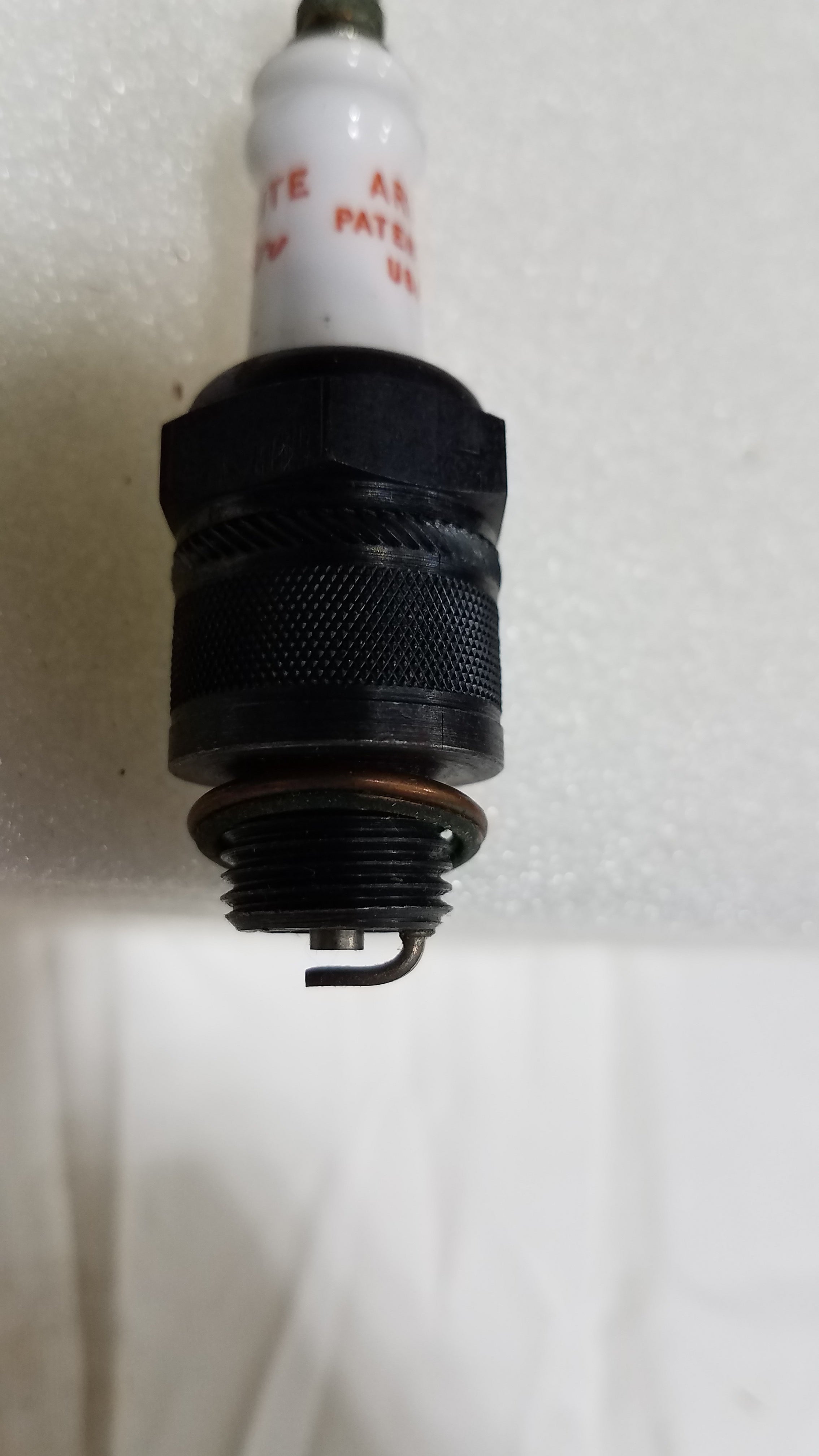 Rare Vintage Auto-lite Resistor AR 10 Patended USA Spark Plug 2 3/4" length