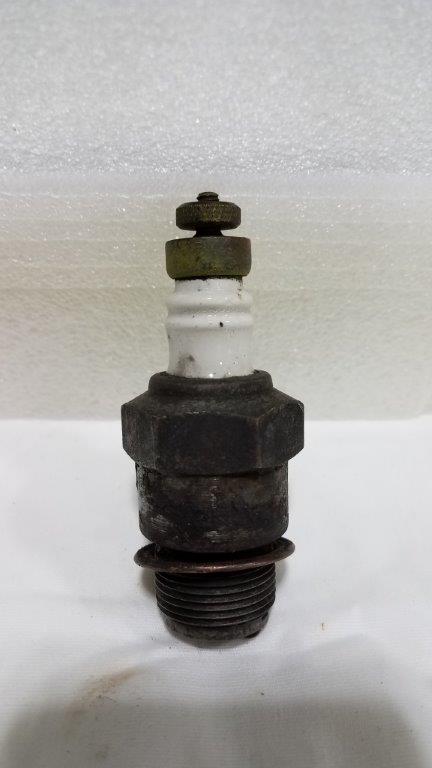 Rare Vintage Champion Reg US Pat Off  Spark Plug 1 1/8" hex 3" Long