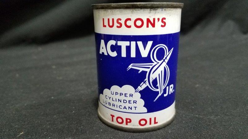 Luscon's Activ-8 Jr Top Oil Full 4 oz Metal Can