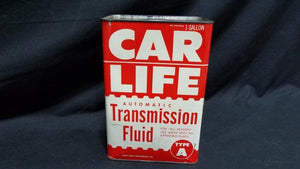 Car Life 1 Gallon Full Metal Transmission Fluid Oil Can