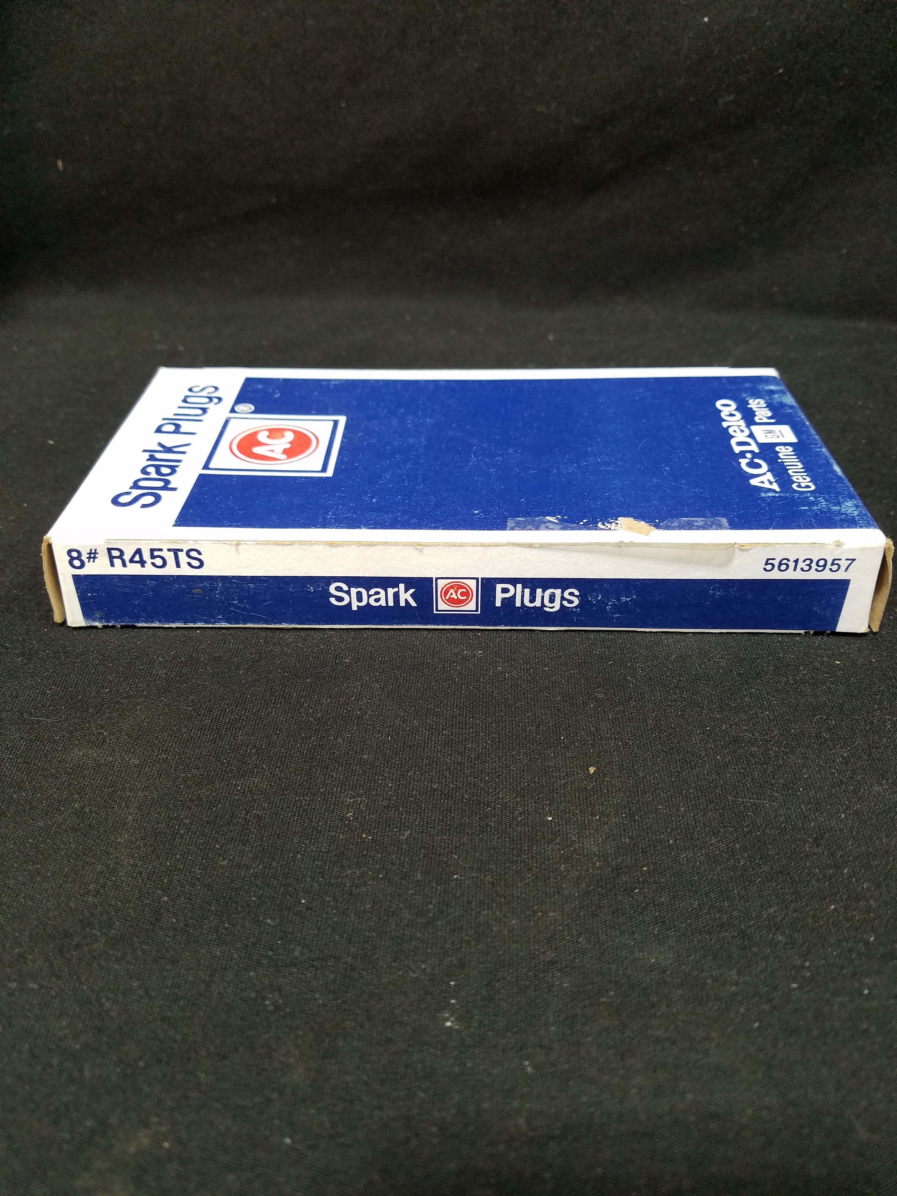 AC Delco GM R45TS Spark Plugs NOS in Original Box (Lot of 8)