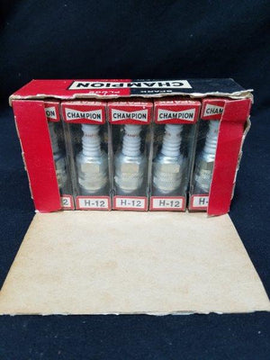 Champion H-12 Spark Plugs NOS in Original Box (Lot of 10)