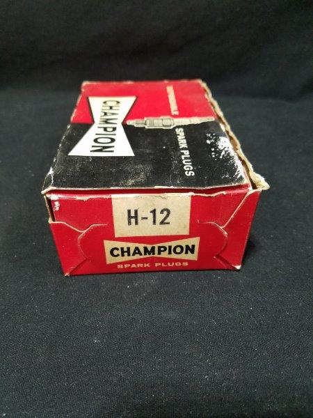 Champion H-12 Spark Plugs NOS in Original Box (Lot of 10)