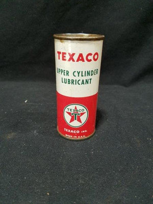 Texaco Upper Cylinder Lubricant 4oz Full Metal Oil Can