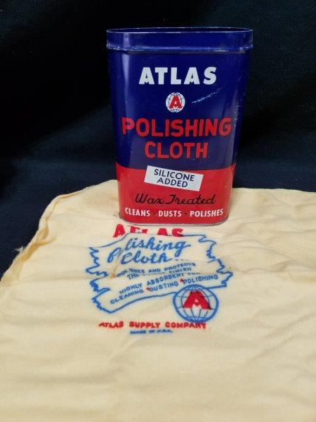 Atlas Metal Polishing Can with Cloth
