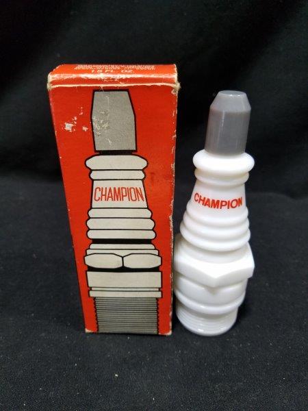Champion Spark Plug 1.5 oz Decanter with Original Box