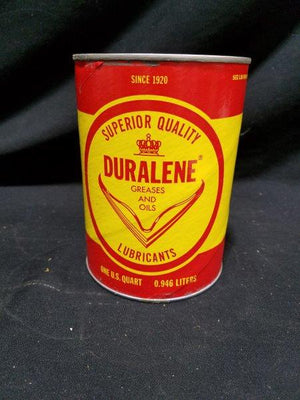 Duralene Quart NOS Full Oil Composite Can