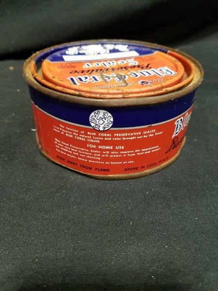 Blue Coral Sealer Wax 1/2 lb Metal Can