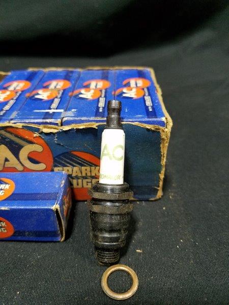 AC Coralox M-8 Spark Plugs in Original Boxes (lot of 10) 10mm 11/16" Hex