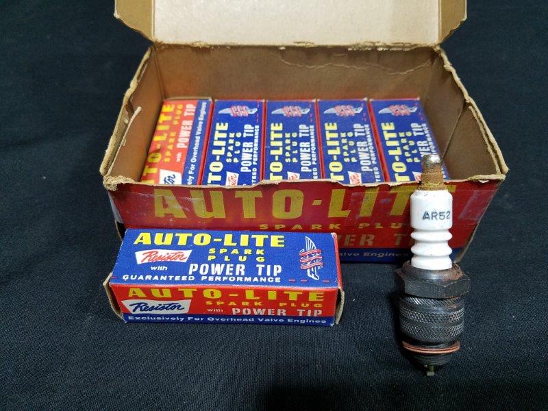 Auto-Lite Resistor AR Spark Plugs with Power Tip (Lot of 6)