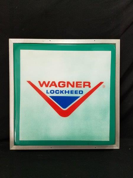 Wagner Lockheed 30" x 30" Frosted Plastic Lense Sign