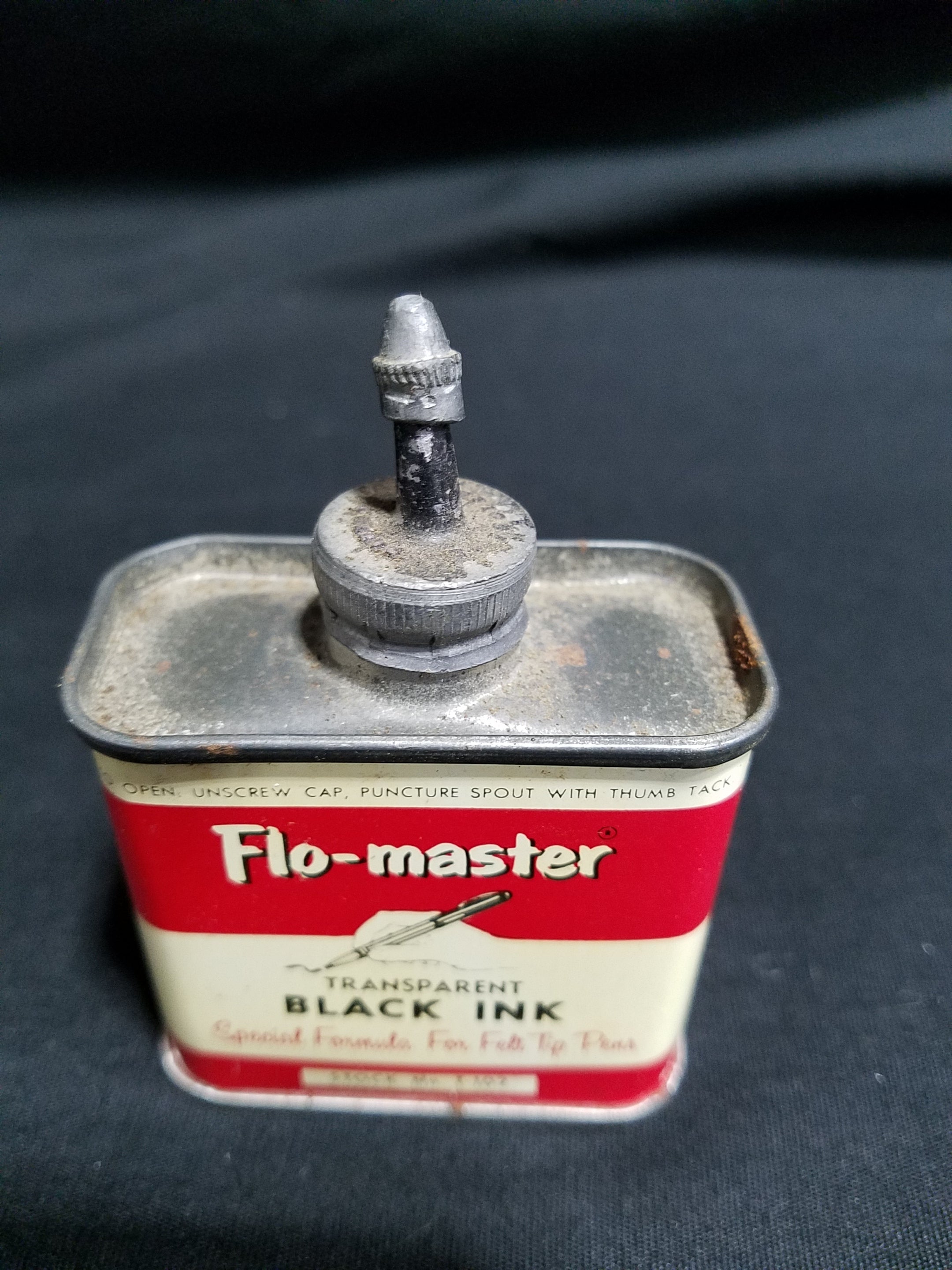 Flo-master 2 oz Metal Lead Top Ink Can