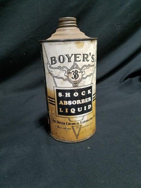 Boyer's 3B Shock Absorber Liquid  1 Quart Full Metal Can