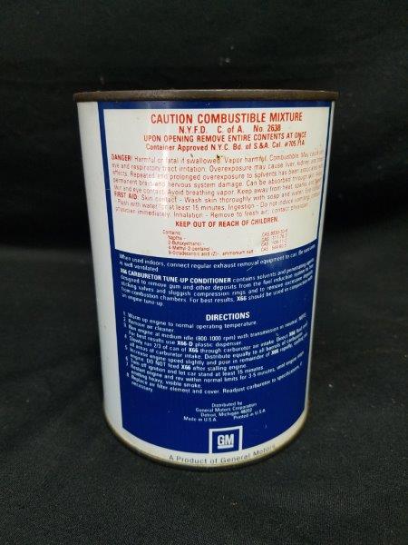 Delco GM Carburetor Tune-up Conditioner 1 Quart Metal Oil Can