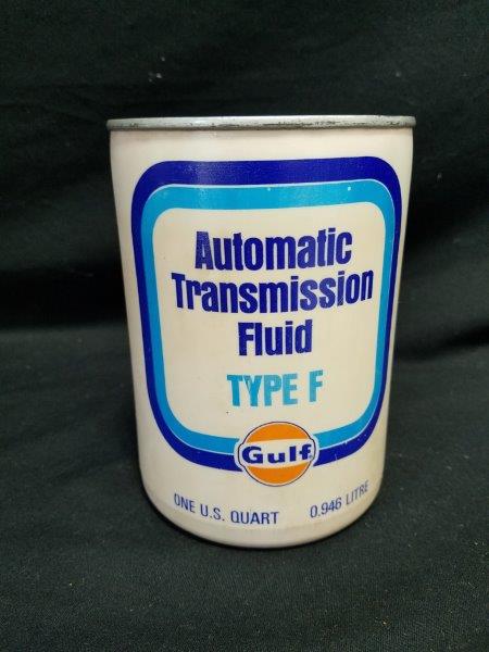 Gulf ATF Type F 1 Quart Plastic Oil Can