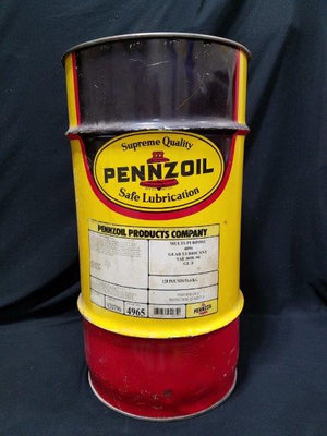 Pennzoil 120 lb Oil Drum