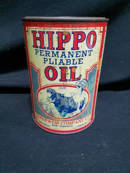 Hippo Permanent Pliable Quart Metal Oil Can