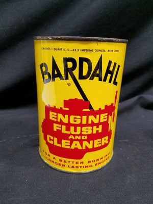 Bardahl Engine Flush and Cleaner Quart Full Metal Oil Can