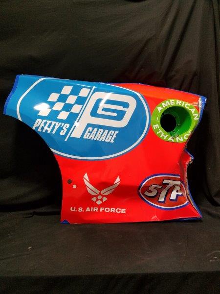 Richard Petty Autographed 43 Race Used Car Sheet Metal  31" x 45"